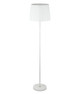 Floor Lamp White With Chrome Highlight E27 60W 166cm Floor Lamp White With Chrome Highlight E27 60W 166cm